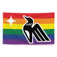 Minnesota Loon Pride Flag (6 Stripe Simplified)