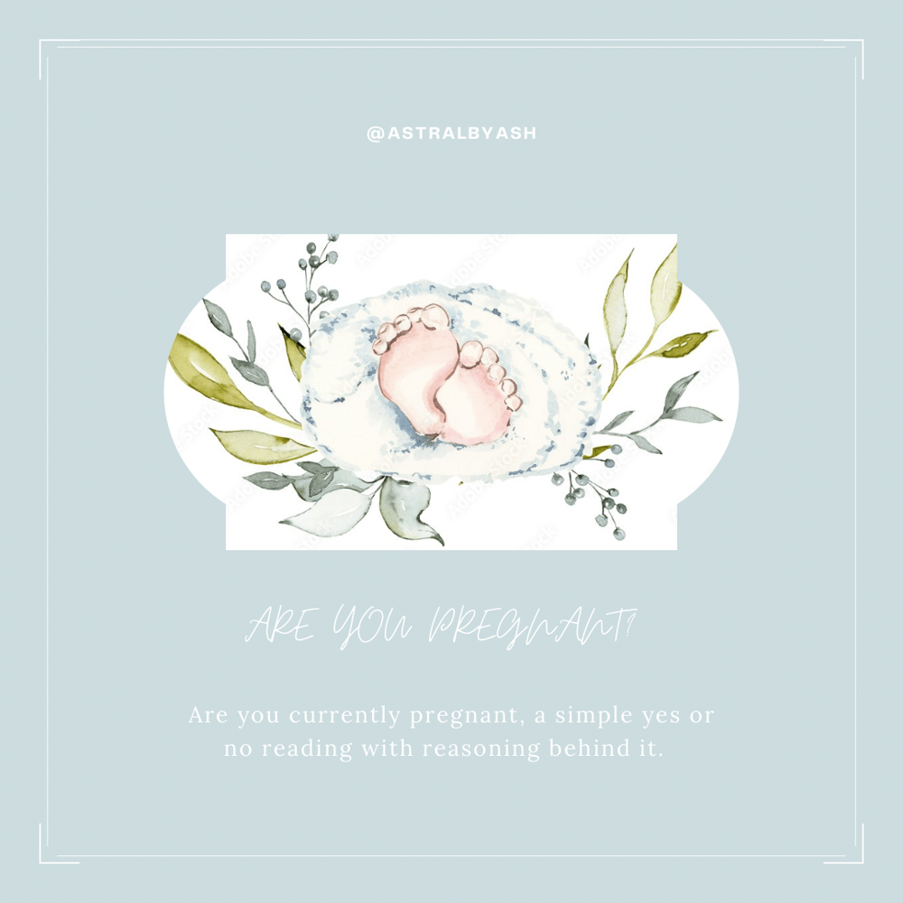 Image of Are you currently pregnant - Tarot Reading 