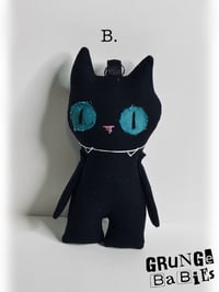 Image 4 of Black Cat Grunge Baby Bag Charms