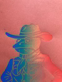 Image 5 of 'Larry Tadpole' blockprints