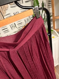 Image 2 of NWT metallic pleated skirt 