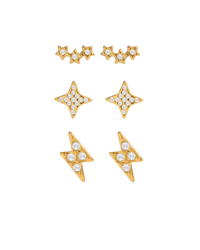 Image 1 of Lizzy 3 Pair Earring Set