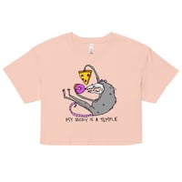 Image 7 of body is a temple Women’s crop top 