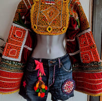 Image 1 of Vintage Fezzie tribal top pompom inches