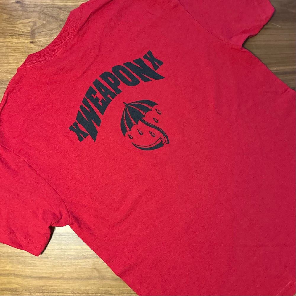 Weapon X Straight Edge Army shirt Red