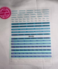 mixed brand sticker in.  b/w