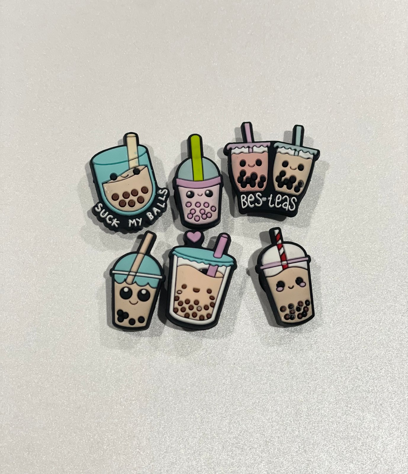 Boba croc online charm