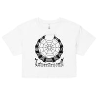 Image 1 of Lower Arizona Jewelry Black  Web Women’s crop top