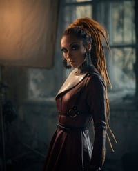 Image 4 of BLACK URCHIN | Venomous Hoop Earrings