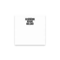 Image 6 of Beadwork before Bullshit Note pads