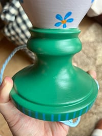 Image 4 of Pretty Petal Pair of  Ceramic Lamps