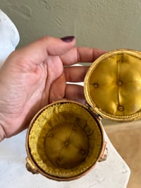 Image 4 of Superbe boîte à bijoux Napoléon III, soie capitonnée, Art Nouveau, fin XIXème s. 