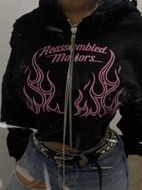 Image 3 of R Pink Motors French Terry Hoodie 