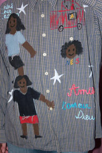 Image 3 of  SHIRT BLUE DARK « LA CHEMISE DE PAPA »🫂✨