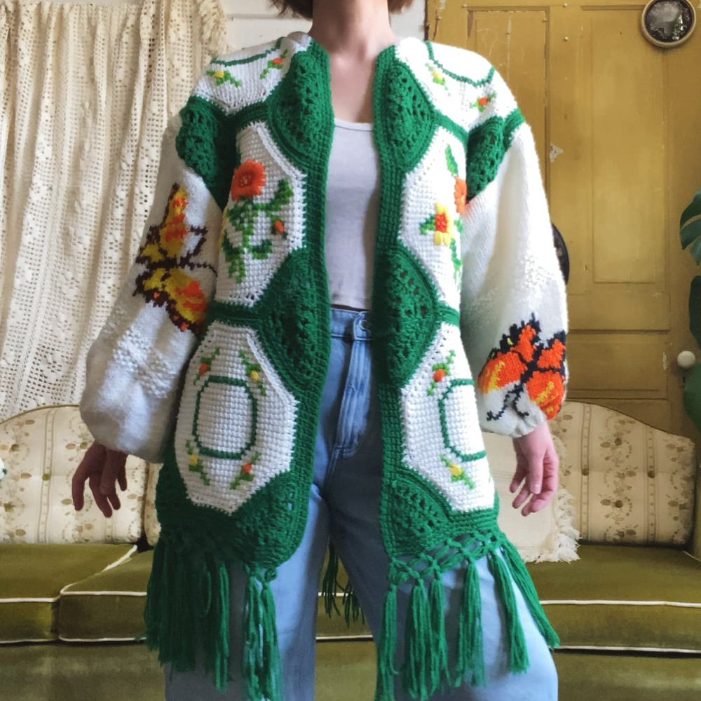 Image of Garden Window Granny Sweater