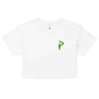 Image 2 of PA "Eat Sleep WOD Repeat" White crop top