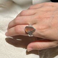Image 3 of AMBER BASKET RING (S)