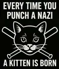 Image 3 of IT’S OK TO PUNCH NAZIS -T-shirt preorder-
