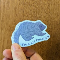 Image 2 of Prickly porcupine sticker