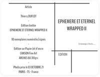 Image 4 of ÉPHÉMÈRE ET ÉTERNEL WRAPPED II