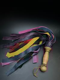 Image 2 of Muted Rainbow thuddy flogger
