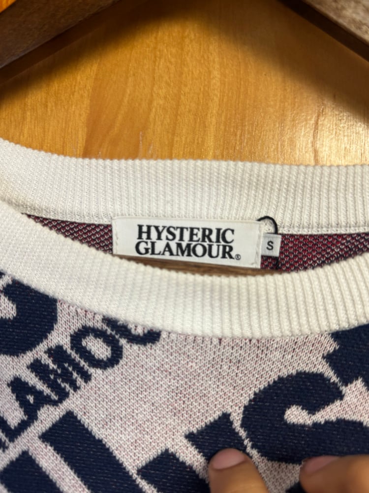 Image of Hysteric Glamour Logo Knit Sweater