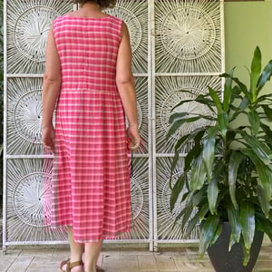 Image of Smock Dress - Sunset Plaid