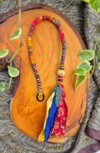 Image 1 of Dread Wrap - Rasta Rainbow