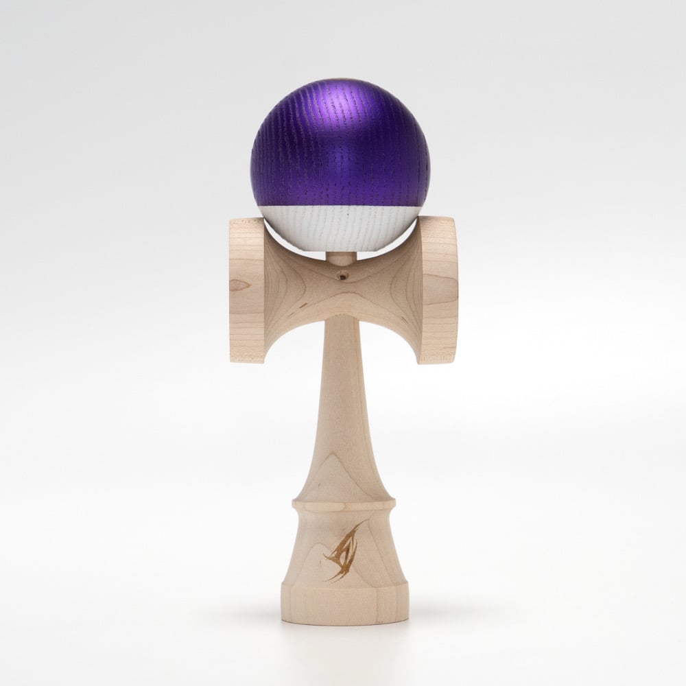 Higgs Kendama 2nd anniversary tama (Purple)- Fermion Clear Tama