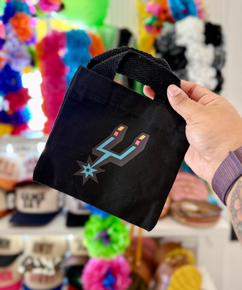 Image of Spurs trinket tote 