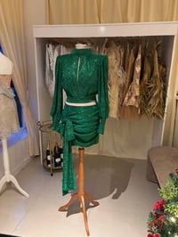 Image 7 of Green Glitter Two-Piece