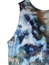 Image 6 of 3XL Luxe Knit Tank in Earthy Watercolor Ice Dye