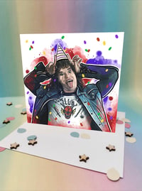 Eddie Stranger Things Celebration Card