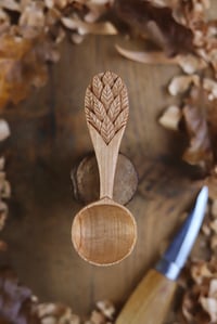 Image 1 of Falling Leaves- coffee Scoop 