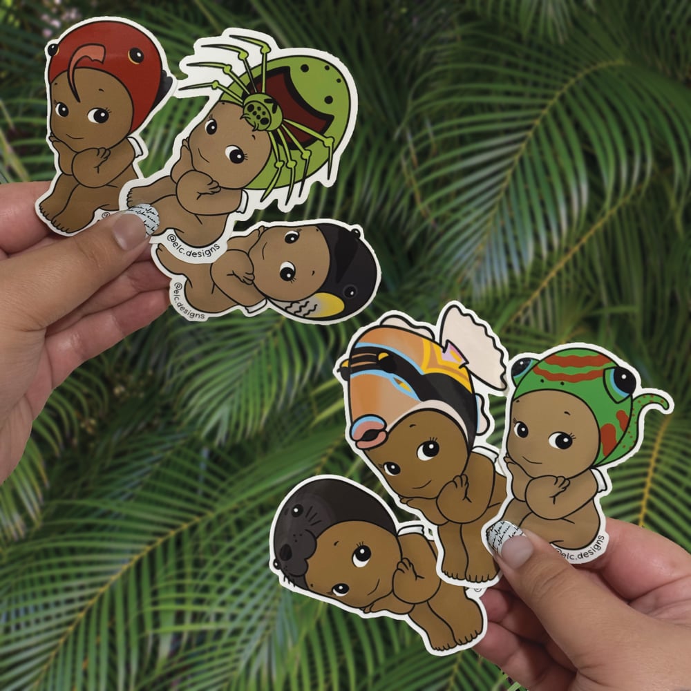 Image of Pāpale Pēpē Hawaiʻi Animal Sticker