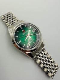 Image 4 of Rado Golden Horse Auto Men’s Watch Green Dial Date Steel Bracelet Swiss Made
