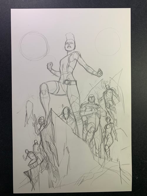 Image of GREEN LANTERN #09 COVER original art