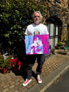 Danny Pink/Blue Canvas