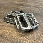 Image of Aluminum Pedals - Silver - 9/16
