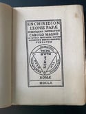 Echiridion Du pape Léon, texte original de 1660, édition 1950