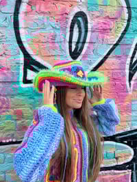 Image 1 of Crochet cowboy hat 2