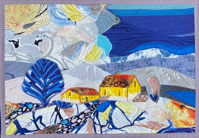 “Winter shelter” - small winter landscape Image 3