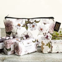 Dahlia Luxury Toiletry Bag - Toasted Crumpet