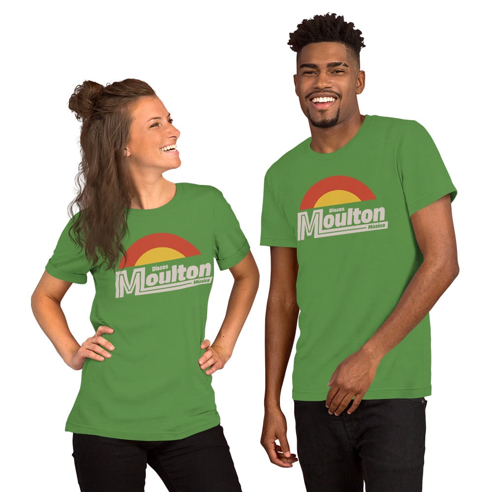 Moulton Discos Leaf Green Short-Sleeve Unisex T-Shirt