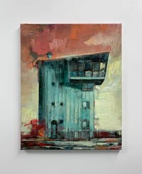 Image 1 of Painting / maleri / "ISLANDS BRYGGE – Malerdrømme og tankestreger – Brohuset"