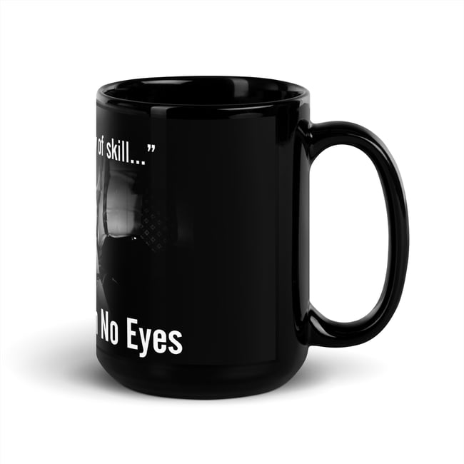 Fighter With No Eyes-Fabulous-Black Glossy Mug