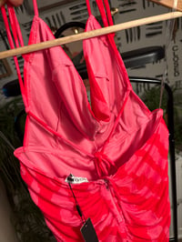 Image 3 of NWT fashion Nova sheer pink dress