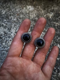 Image 3 of 12 mm Onyx License Plate Bolts - THIN ROPE