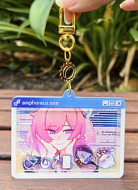 Image 2 of cyrene and phainon shaker keychain
