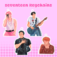 SEVENTEEN KEYCHAINS 